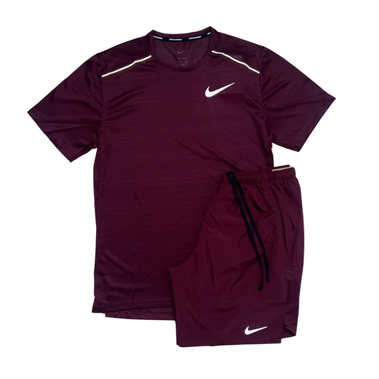 Nike Miler 1.0 & Challenger Set - Midnight Maroon