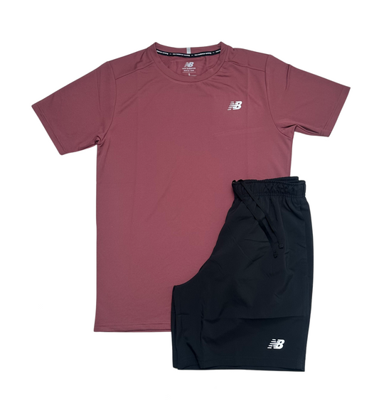 New Balance Athletics Set - Plum/Black